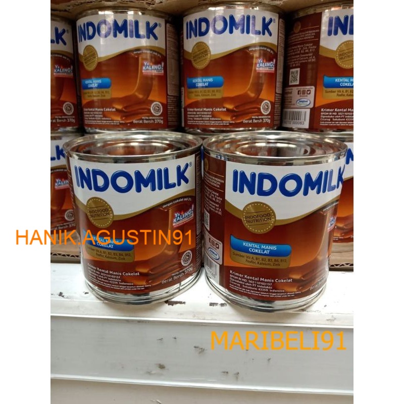 

SUSU KENTAL MANIS INDOMILK 370GR maribeli91