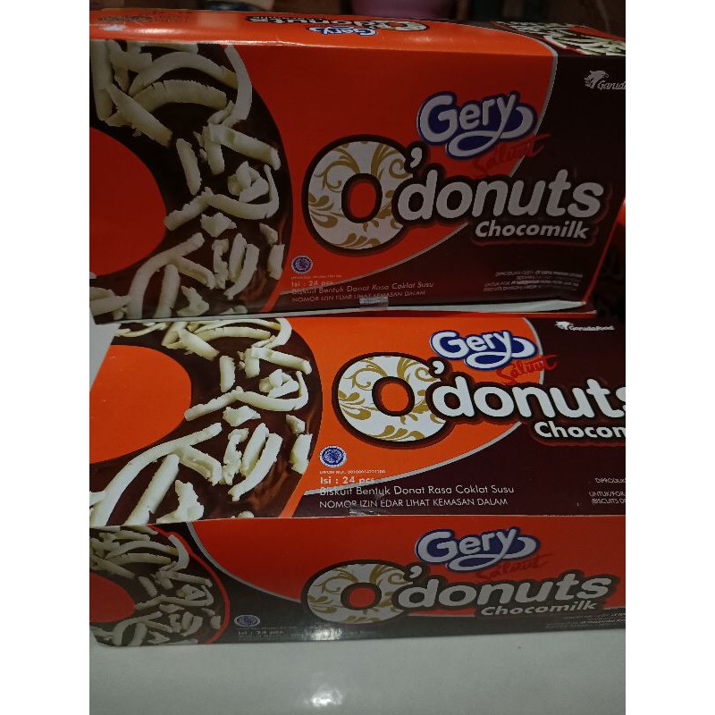 gery saluut donuts chocomilk isi 24pcs