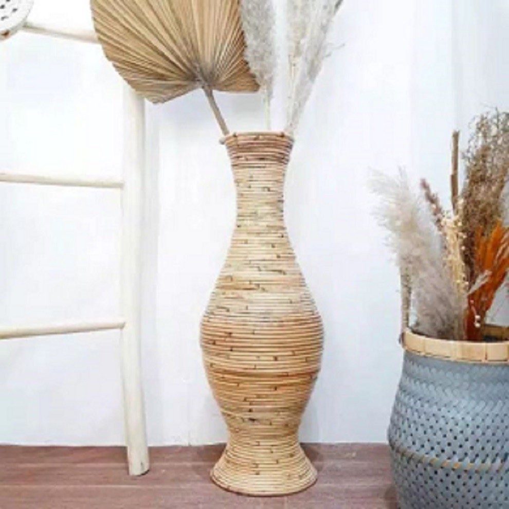 vas bunga guci rotan guci antik Termurah Pot bunga 30 cm 50 cm 70 cm vas bunga Guci Dekorasi guci fl