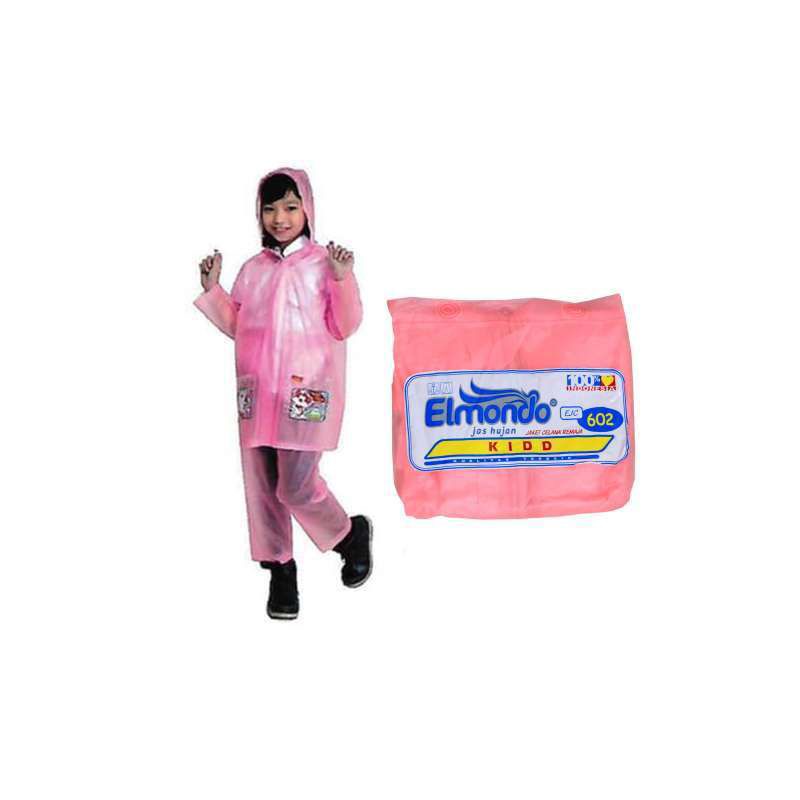 Setelan Jas Hujan Anak / Raincoat Kids / Mantel Hujan Elmondo Anak