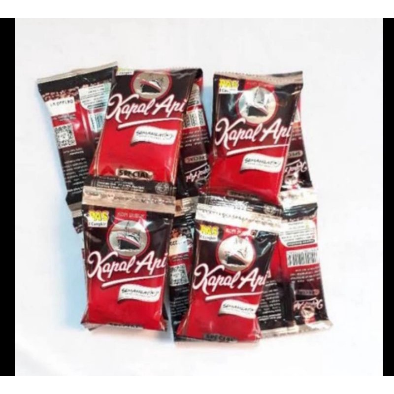 

kopi kapal api mini 6,5 gr 1 renteng isi 8