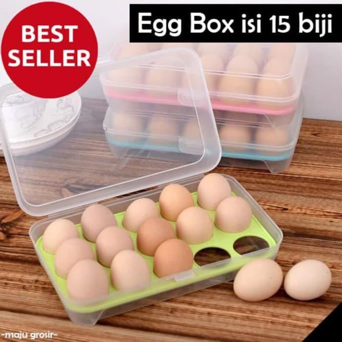 Tempat Telur 15 Lubang Dan Sekat (box Telur)
