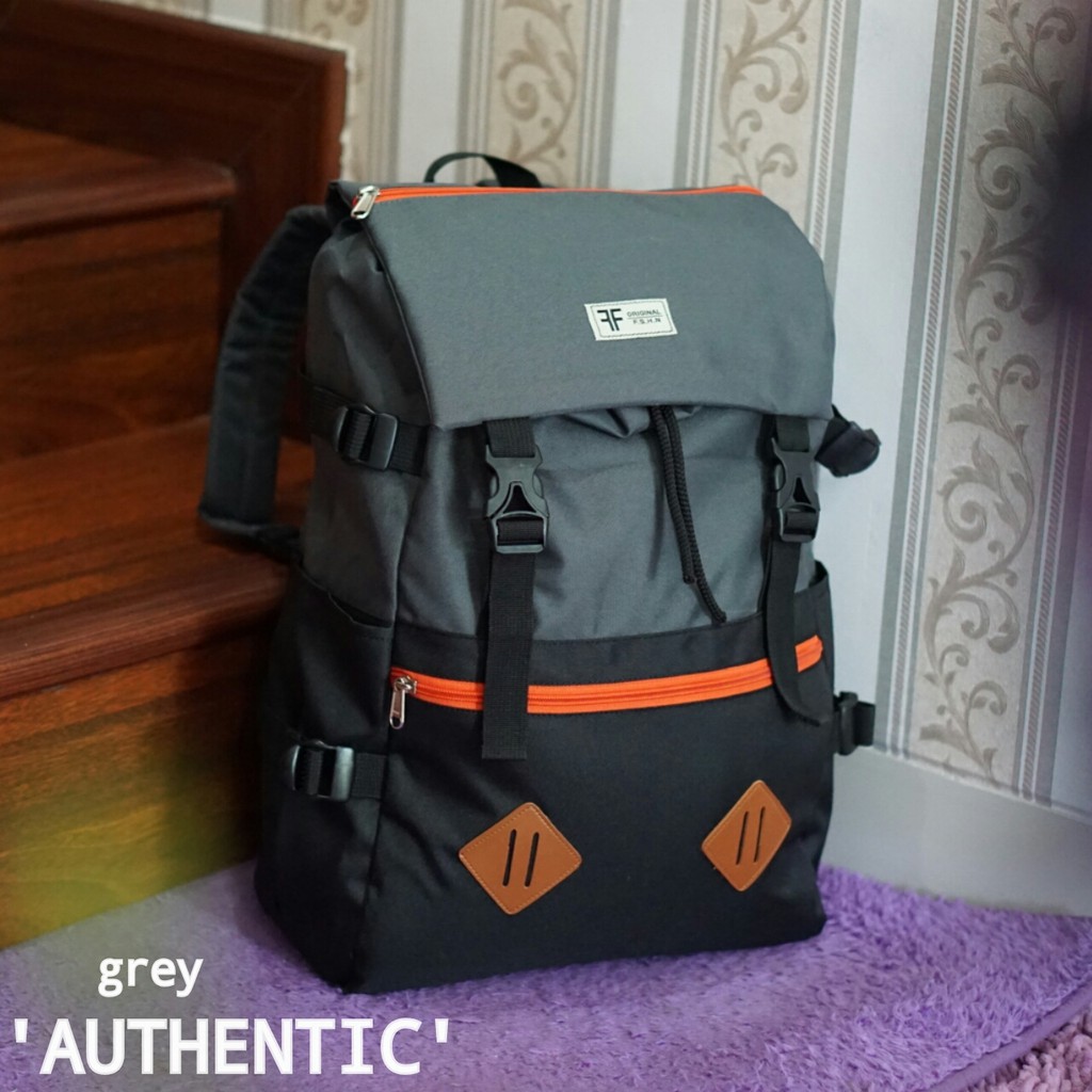 TAS RANSEL DISTRO PRIA AUTHENTIC GREY