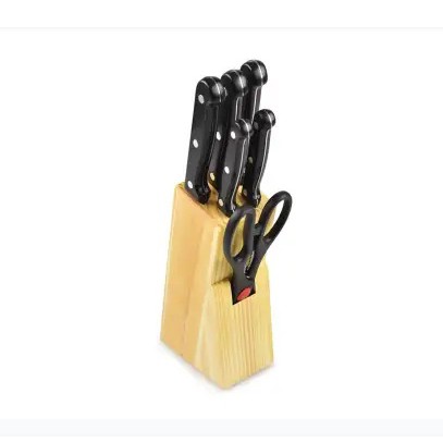 Pisau Set Dapur KRISCHEF 7 Pcs Block Set Knife