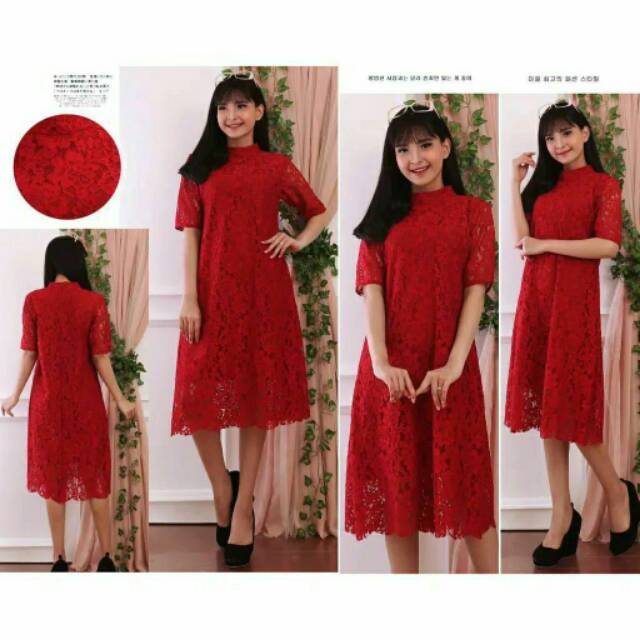 TUNIK KEBAYA BRUKAT MODERN - KEBAYA TUNIK SALSA - TUNIK BRUIKAT IMPORT - KEBAYA PESTA DAN WISUDA