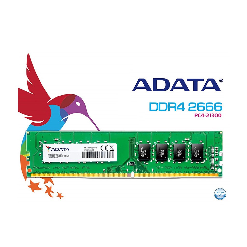 ADATA Premier DDR4 2666MHz 4GB U-DIMM RAM DDR4 4GB PC-2666 UDIMM - RAM PC Desktop