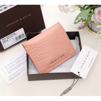 [TANG&amp;YENNY] DOMPET WANITA CNK PRINTED SHORT MINI WALLET IMPORT WITH FREE BOX # 23852