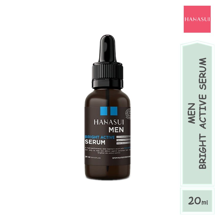HANASUI SERUM MEN BRIGHT ACTIVE SERUM 20 ml BPOM / serum men hanasui