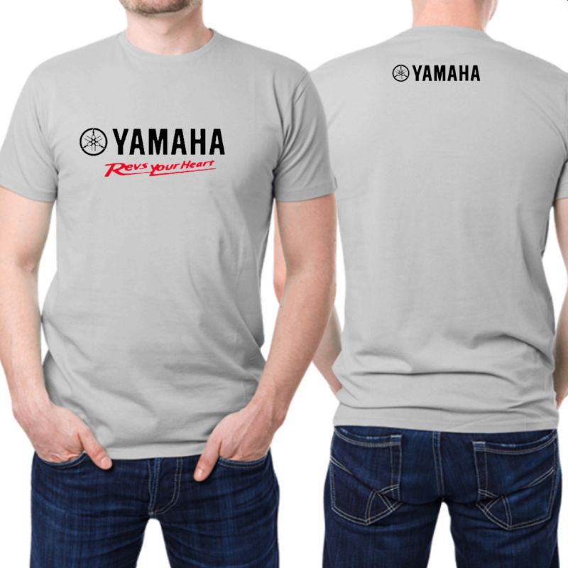 kaos otomotif baju tulisan yamaha revs your heart