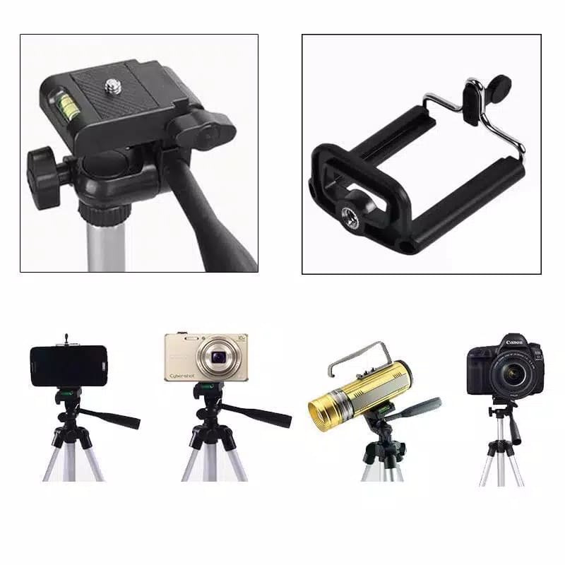 Tripod 3110 Tripod Camera Tripod Handphone Holder U Kaki Stabilizer