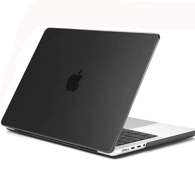 

ANDIENMALL.ID Crystal Case for Macbook Pro 14 Inch A2442 - Black/Transparant