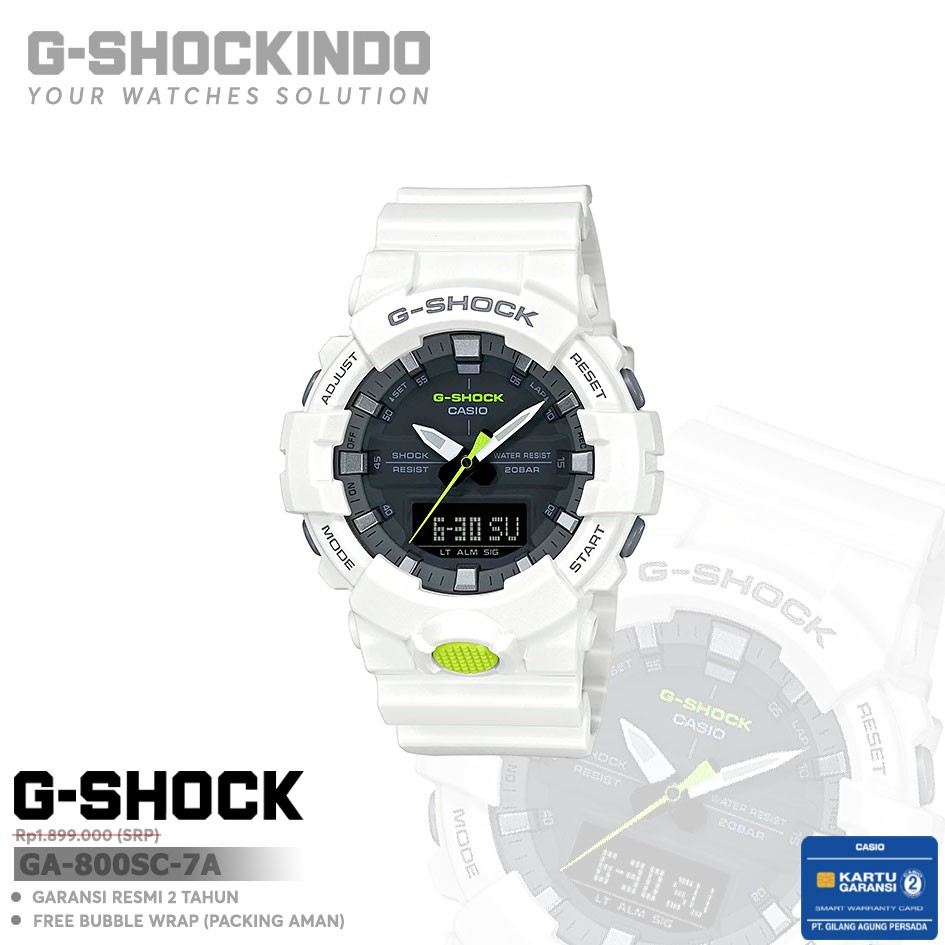 Casio G-Shock GA-800SC-7A / GA-800SC-7ADR Original