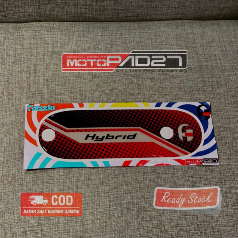 Motopad27 Sticker stiker resin timbul knalpot Yamaha Fazzio Premium