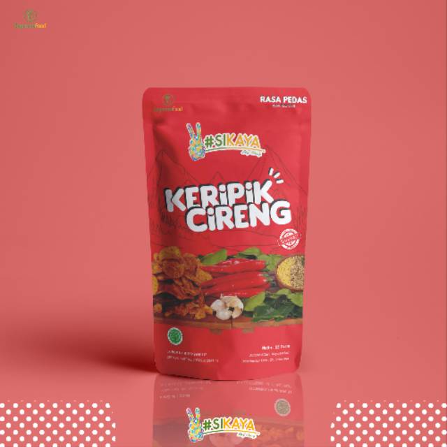 

Keripik cireng sikaya rasa pedas 55 gr