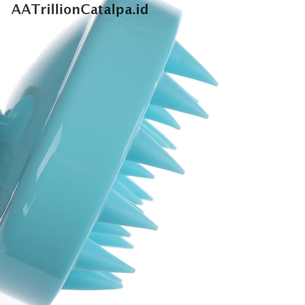 Aatrillioncatalpa 1Pc Sisir Pijat Kulit Kepala Bahan Silikon