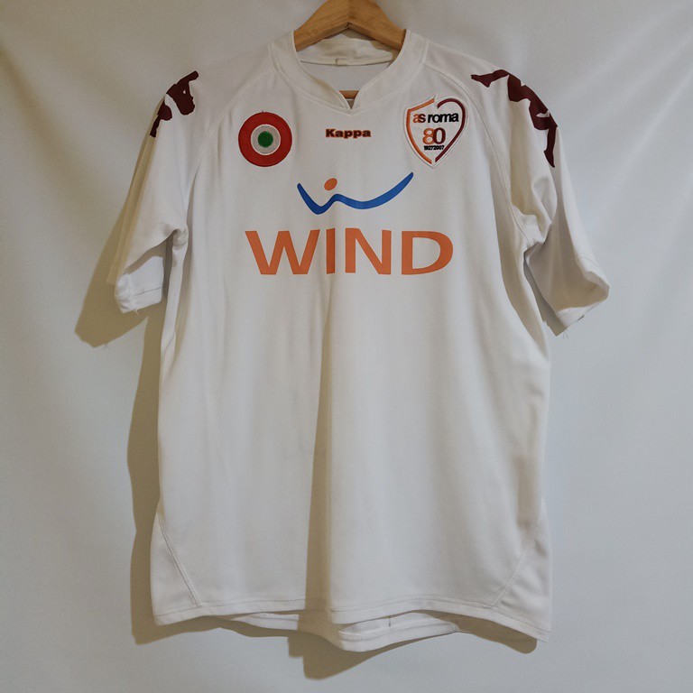 Jersey AS Roma 2007/08 Away Putih Totti 10