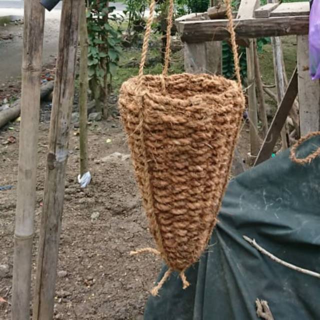 POT GANTUNG LANCIP UNTUK TANAMAN HIAS DAN ANGGREK VANDA, DENDROBIUM, BULAN