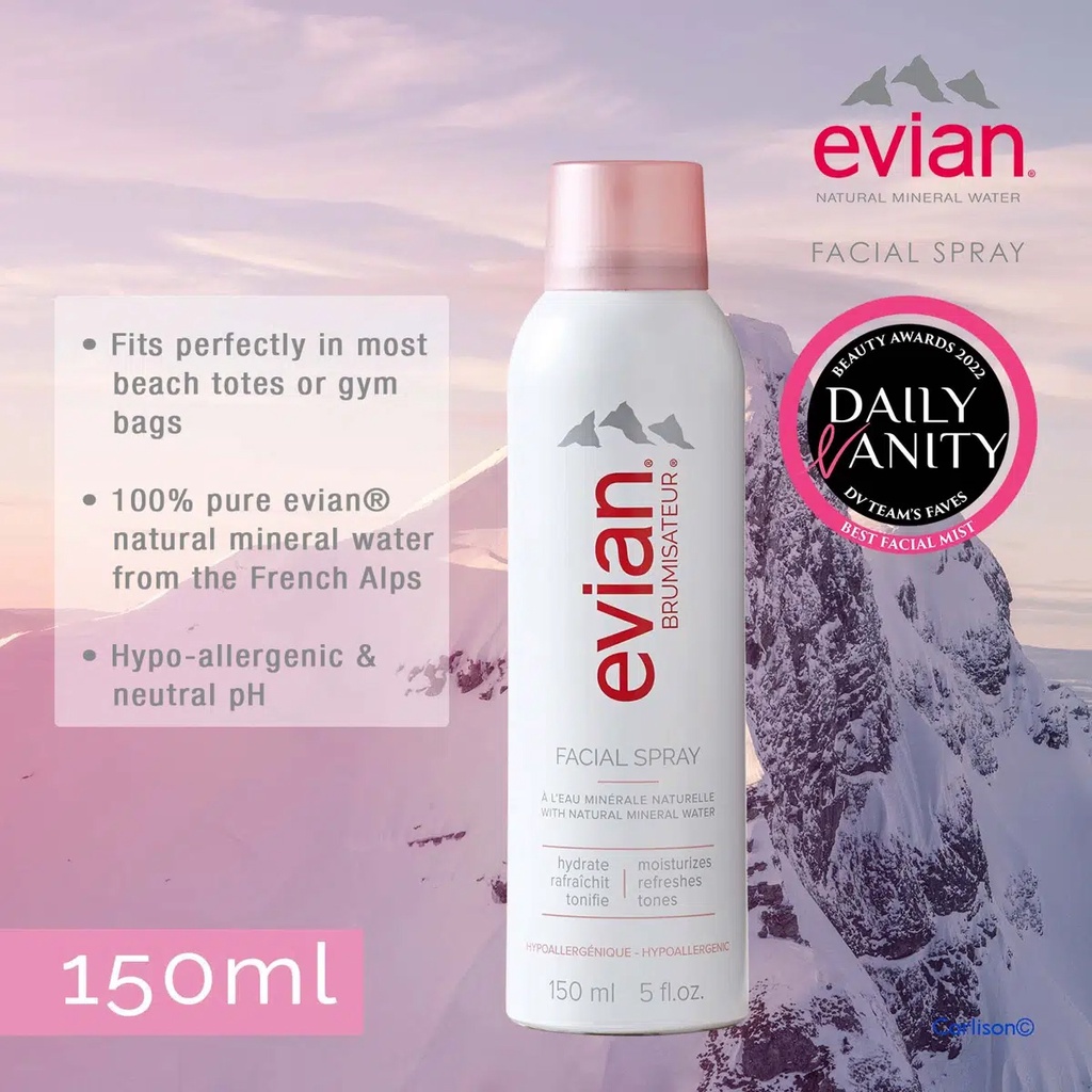 Evian Facial Spray [50/150/300ml] ✓100% ORI ✓BPOM