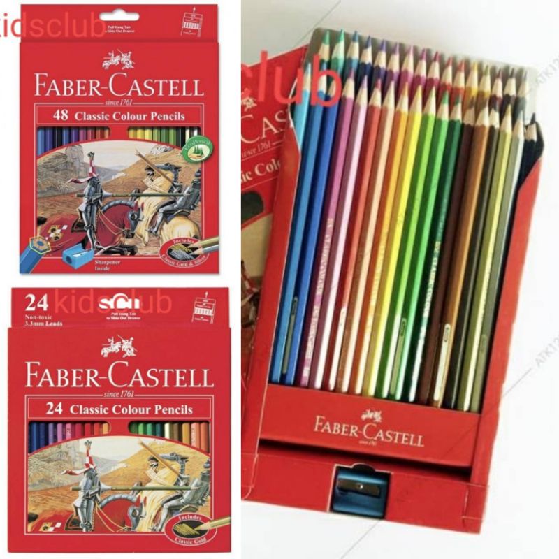 Pencil Warna Faber Castell Classic isi 12/24/36/48