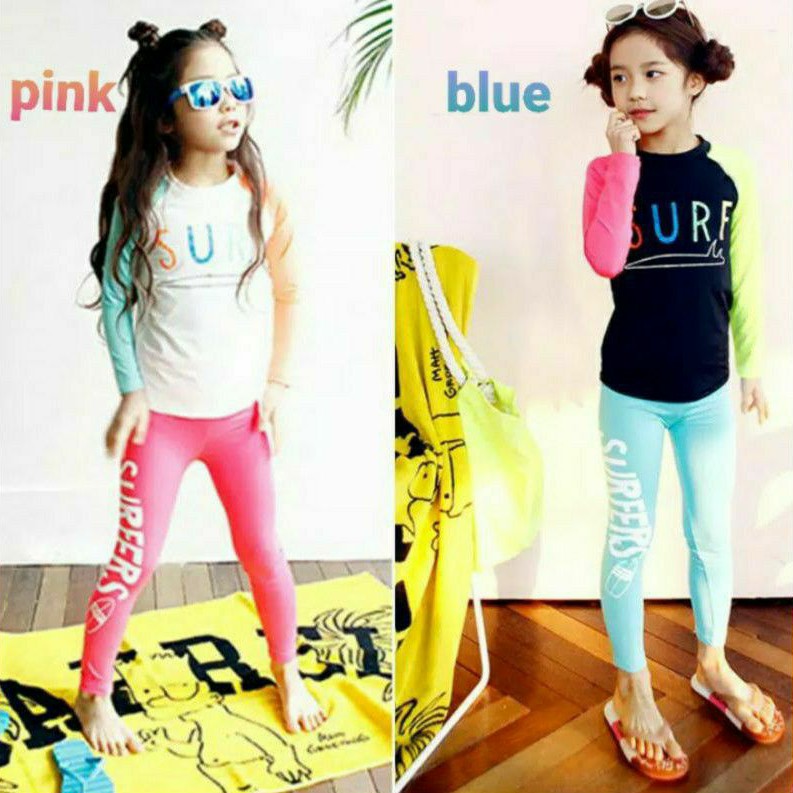 BAJU RENANG DIVING/ SURFING ANAK PEREMPUAN/ CEWEK IMPORT