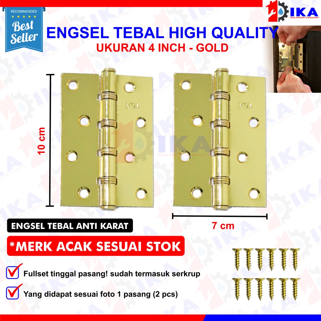 Engsel Pintu Rumah Hitam Doff 3 Inci 4 Inci 5 Inci Door Hinges Black Doff /  Engsel Pintu Silver l Jendela TEBAL 3 4 5 inch l Stenlis Per Pasang / Jendela kayu kuat original / ENGSEL TEBAL STAINLES INCH BAGUS / ENGSEL PINTU JENDELA STENLIS