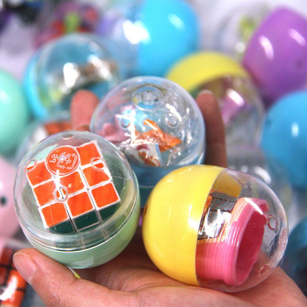 Top Capsule Egg Ball Games Kerajinan Tangan Dekorasi Pesta Hadiah Anak Gacha Ball