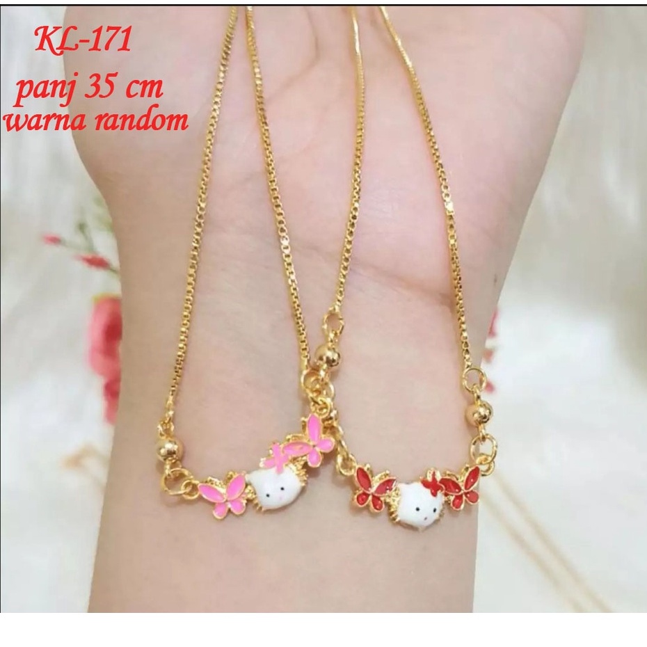 Kalung Anak Perempuan XUPING Gold Liontin KUCING