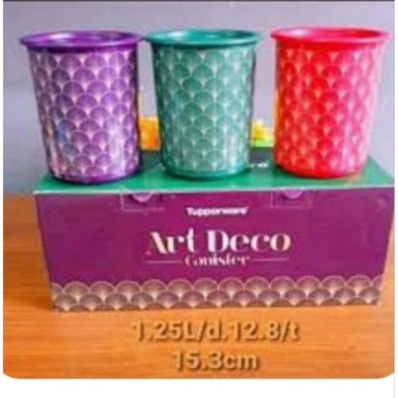 ArtDecoCanister(1)pcTupperware