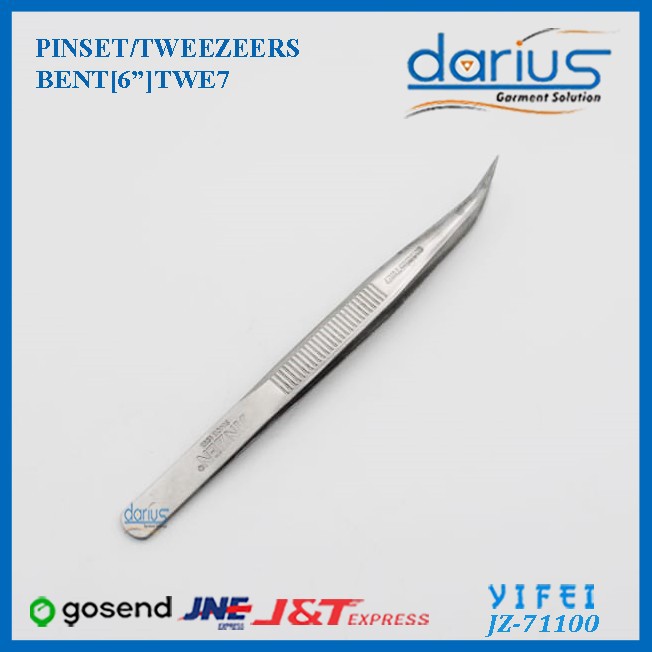 Pinset Benang bengkok/Pinset Stainless Steel Super Tweezer/YIFEI-71100-3