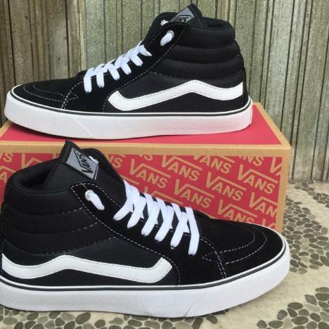 Berkualitas SEPATU SNEAKERS VANS PRIA WANITA MOTIF SK8 VANS TINGGI OLD SKOOL SEPATU SEKOLAH,KERJA,SA
