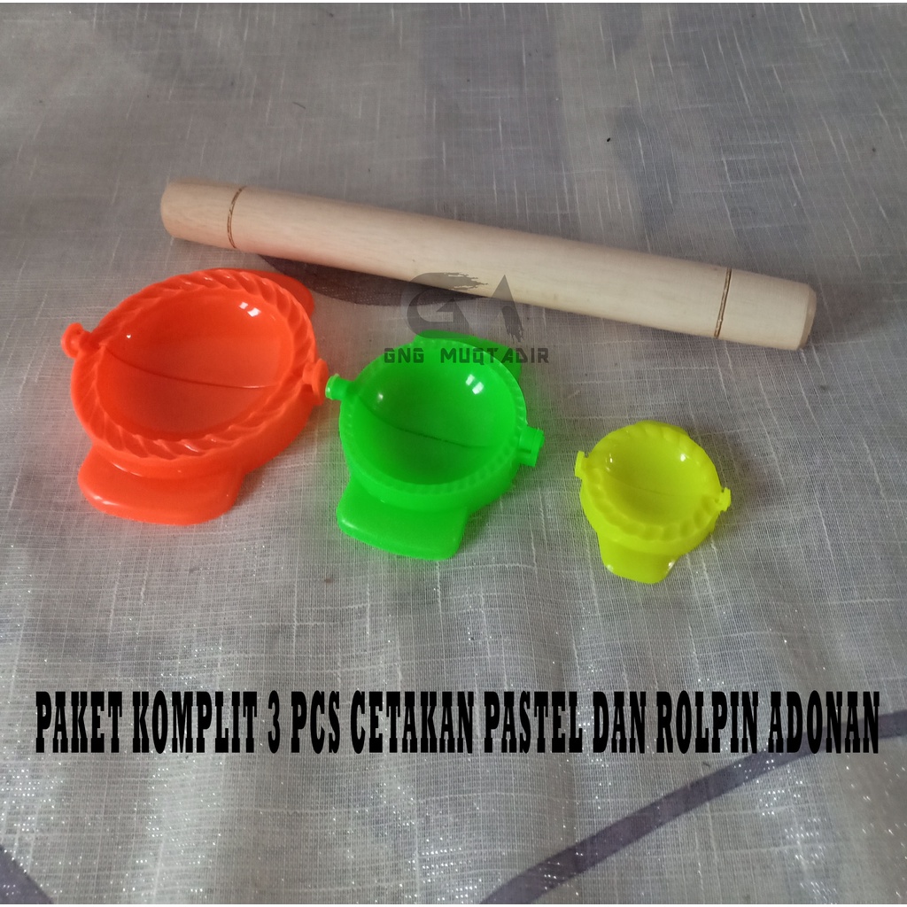 CETAKAN PASTEL KOMPLIT DAN ROLPIN KAYU + CAPIT