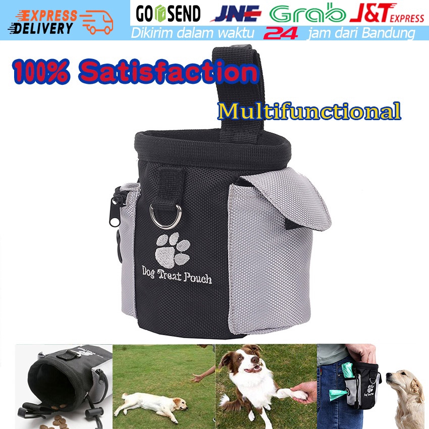 Latihan Kantong Anjing Berjalan Mengobati Makanan Camilan Tas Luar Persediaan Hewan Pet Treat Pouch