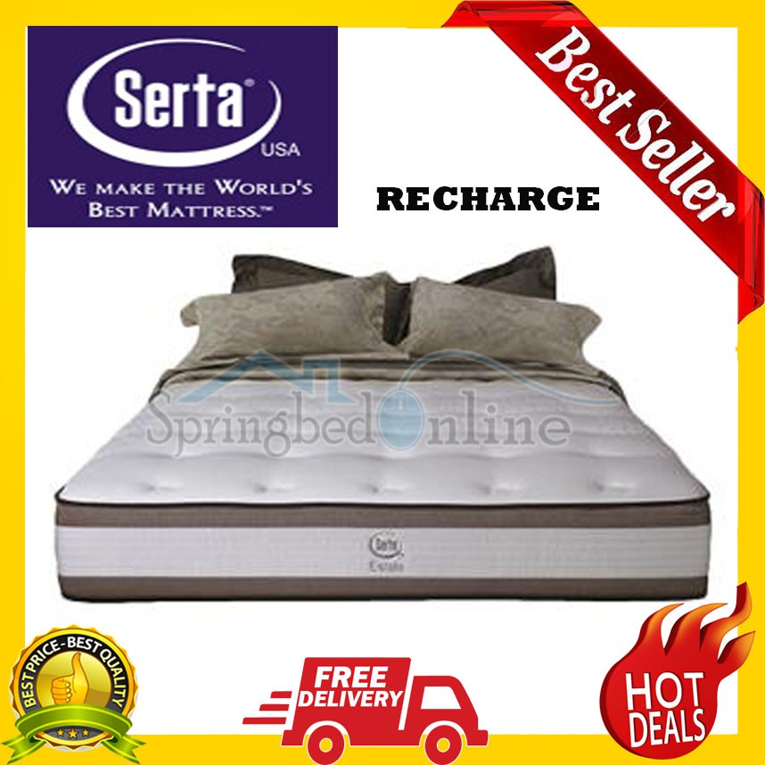 Springbed Serta Recharge - Mattras Only