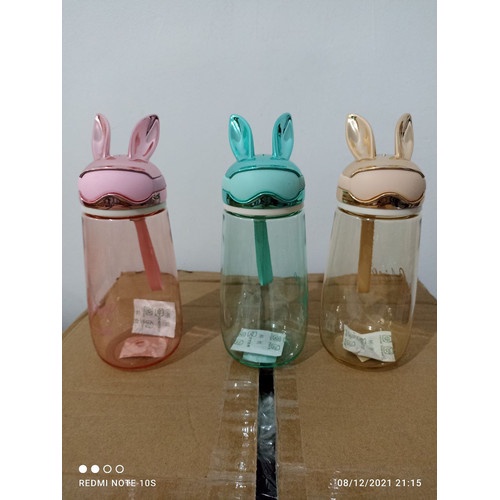 BOTOL MINUM BENING TANDUK BUNNY 600ML