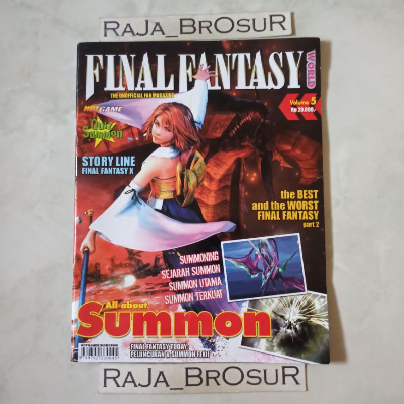 Majalah/Buku Final Fantasy World Hotgame Volume 5