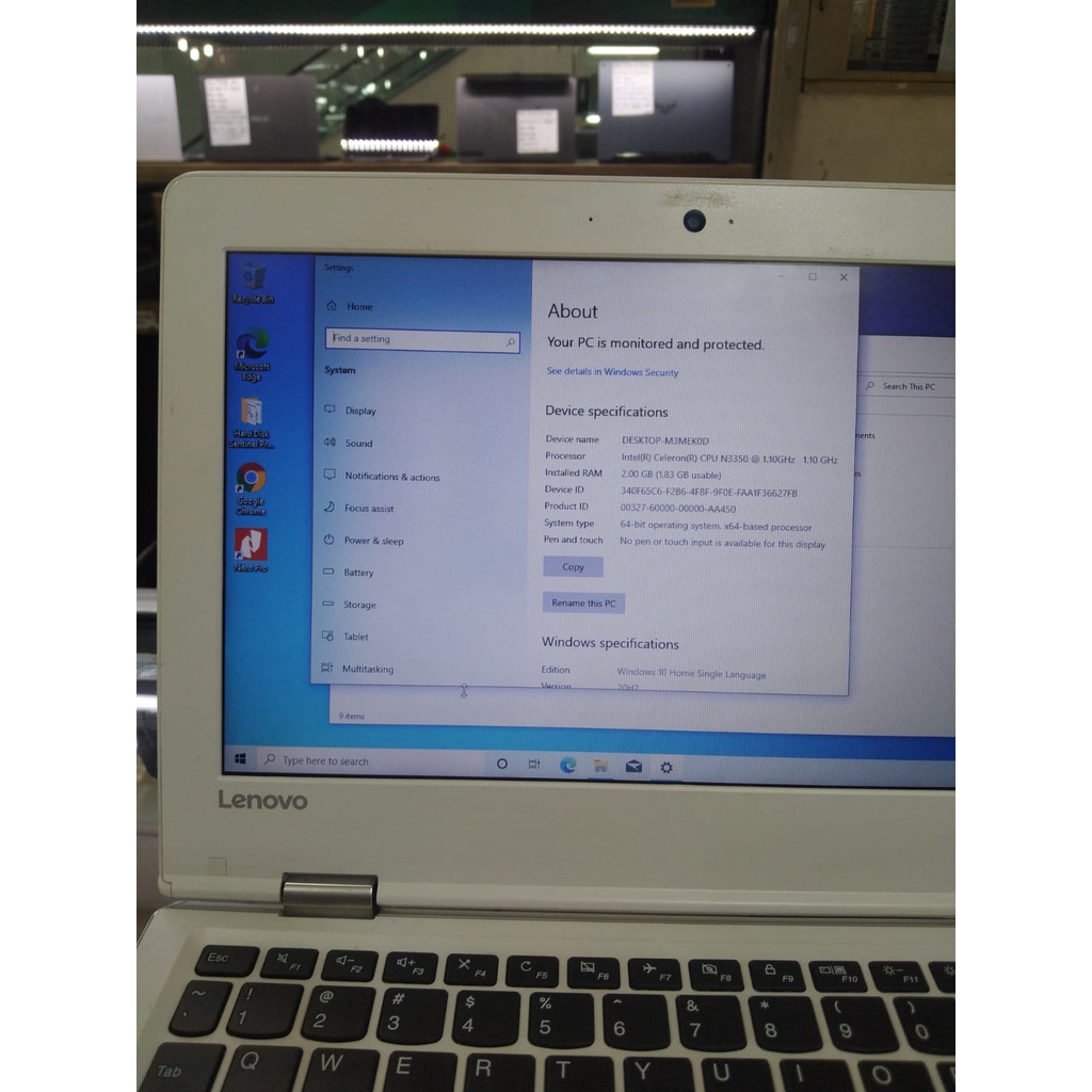 Laptop Leptop Second Seken LE Hdd 500 gb 10 inci Termurah Berkualitas like new