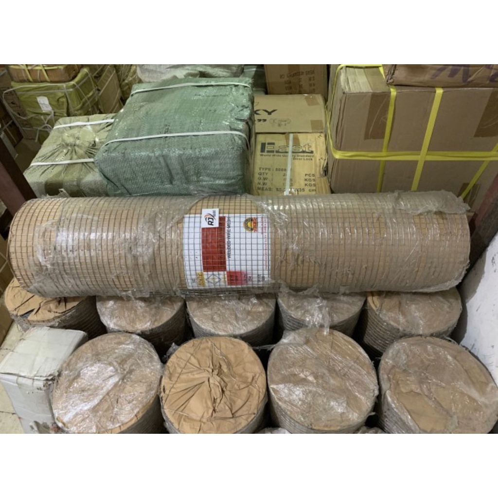 Kawat Loket Ram Patri Hot Dipped Galvanized Welded Wire Mesh 25M 30KG