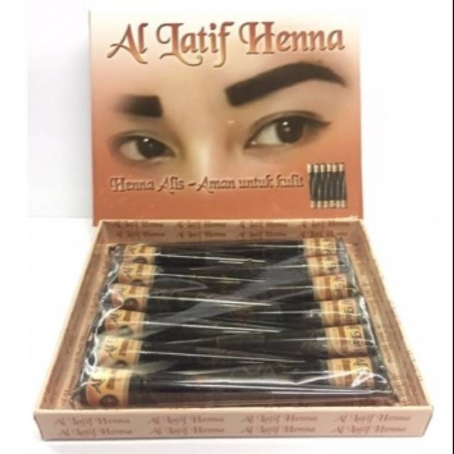 AL Latif Henna Henna alis aman untuk kulit Shopee Indonesia AL Latif Henna Henna alis aman untuk kulit Shopee Indonesia