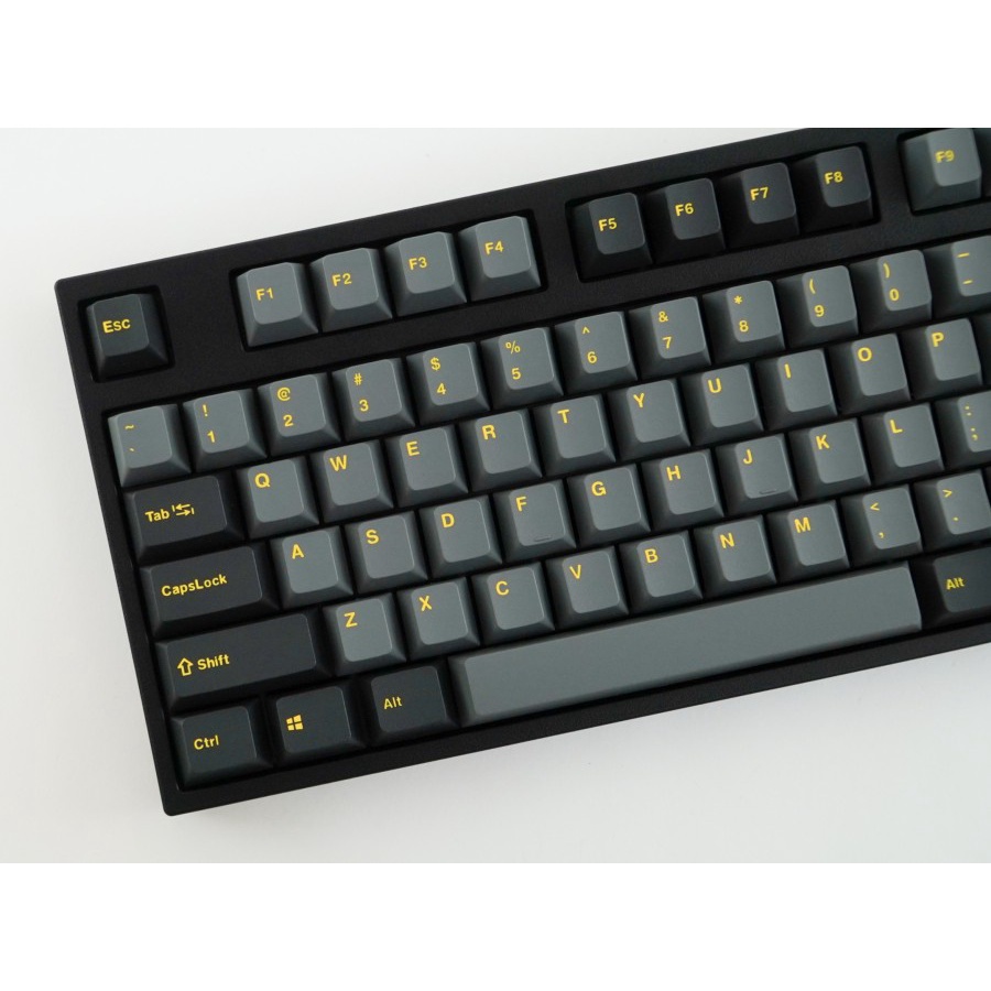 Leopold FC900R Ash Yellow PD Double Shot PBT Mechanical Keyboard