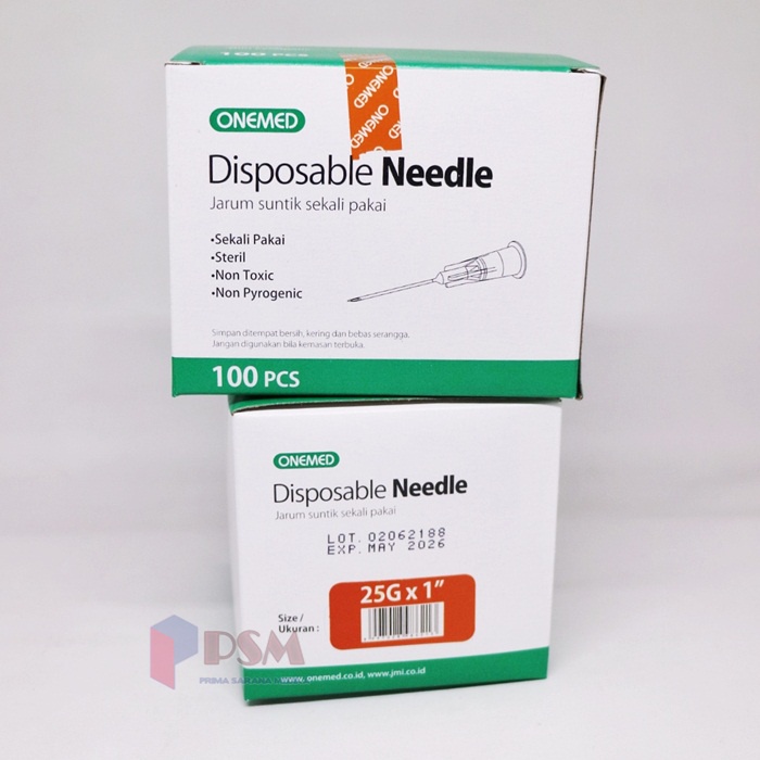 Disposable Neddle Needle One Med 21,22,23,24,25,26,27