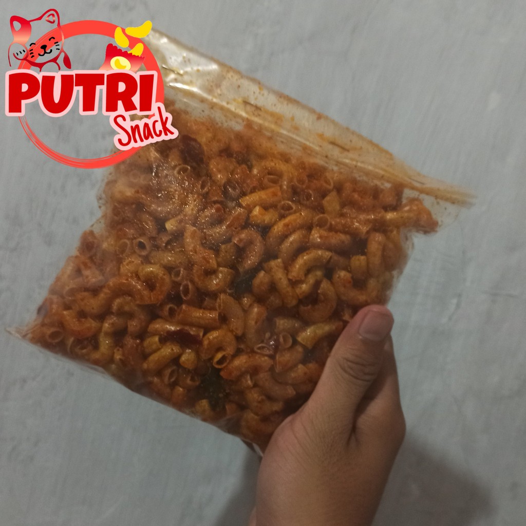 Makaroni Kriuk Goreng Pedas Extra Daun Jeruk 250gr