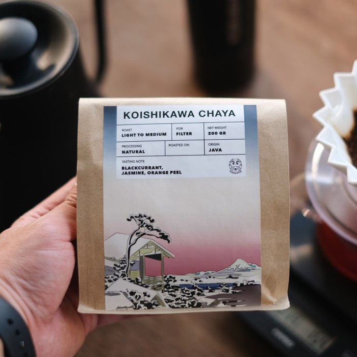 

ds011css Koishikawa Chaya Coffee Beans For Filter 200 Gr / Biji Kopi - Whole Beans Ds20X11