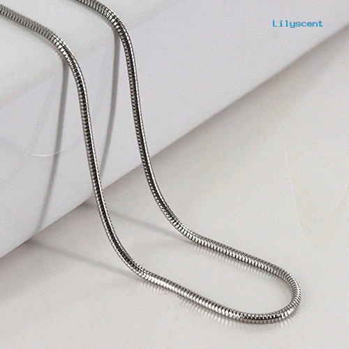 Kalung Rantai Ular Bahan 925 Sterling Silver Ukuran 2mm Untuk Wanita