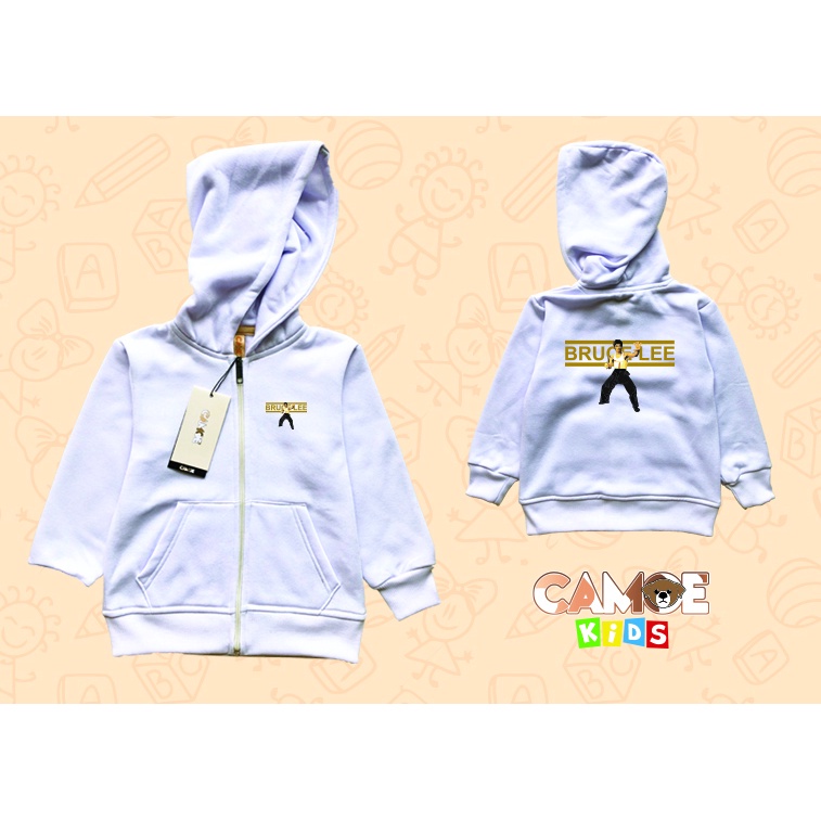 Hoodie Zipper Anak Bruce Lee