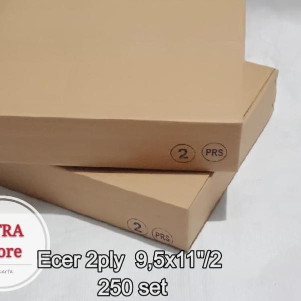 

✯ ECER kertas komputer continuous form isi 500set 2 ply 9.5x11 /2 ✹