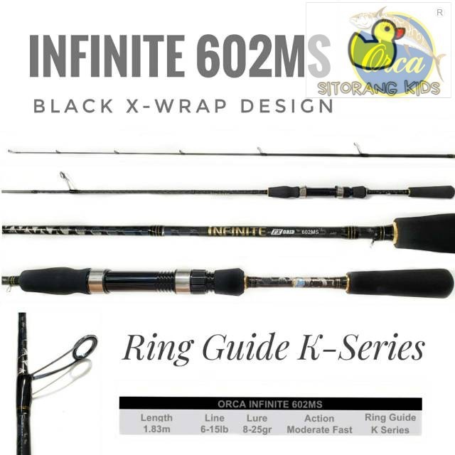[Promo] Joran Spinning Casting Orca Infinite 602 Carbon Ring Guide K-Serires