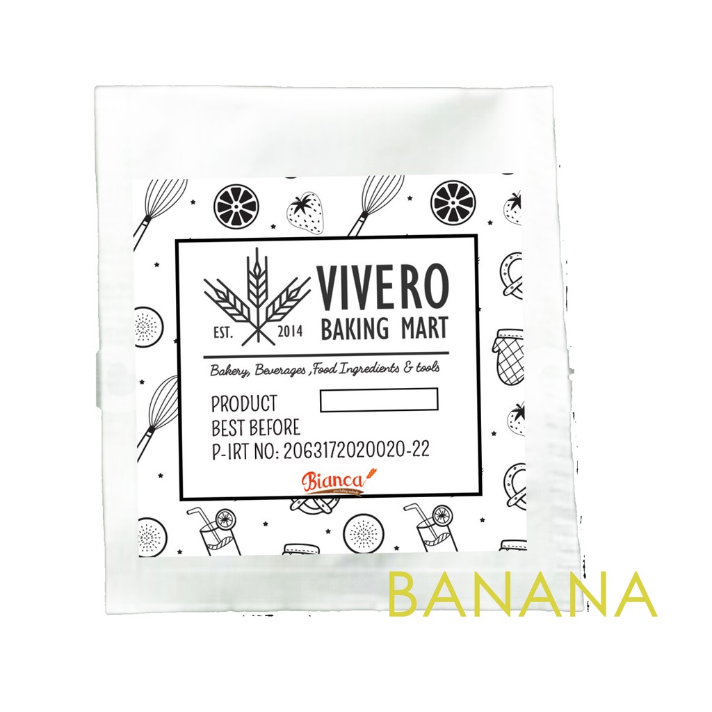 100gr Bianca Lotus Banana Flavour Powder