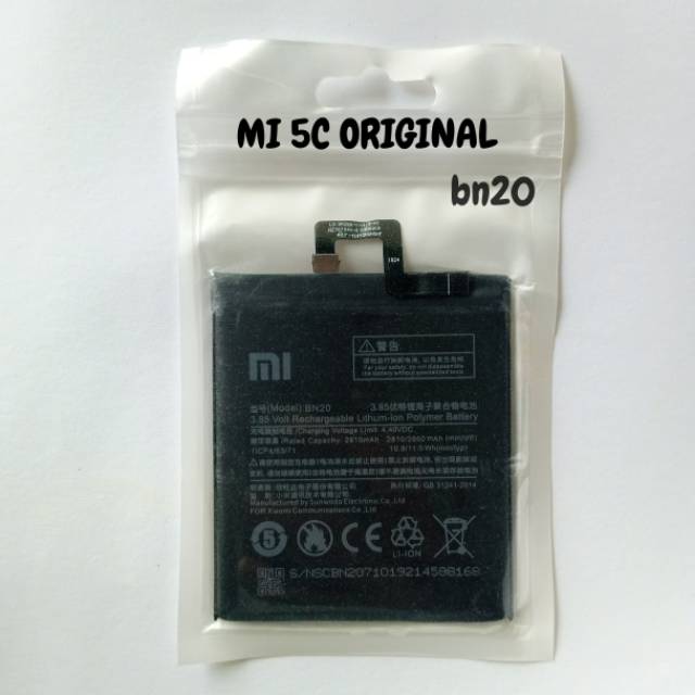 Baterai batre battery xiaomi redmi 5c mi 5c /bn20 ori