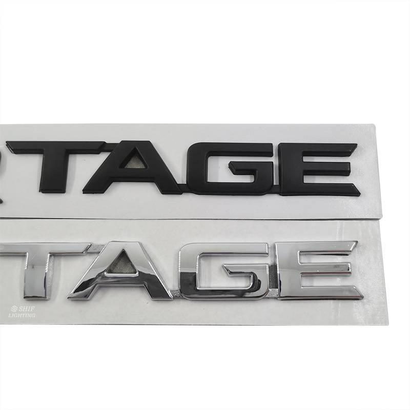 1pc Stiker Emblem Tulisan Sportage Bahan Abs Krom Warna Hitam Untuk Bagasi Belakang Mobil