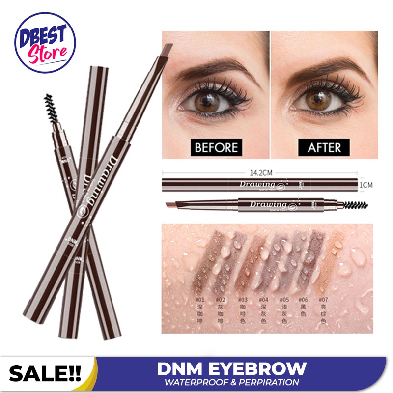 PENSIL ALIS EYEBROW PENCIL WATERPROOF Eyebrow Pen DNM ORIGINAL TERMURAH PENSIL